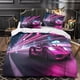 thumbnail image 2 of XIYIPAOLL Forza Horizon para niños y niñas Funda nórdica Funda de edredón Estampado 3D Fundas de edredón deslumbrantes y frescas Microfibra suave con fundas de almohada Juego de ropa de cama, 2 of 3
