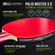thumbnail image 3 of Palas de tenis de mesa Expert Table Tennis Master 3.0 (2 unidades), 3 of 6