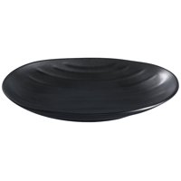 Plato Yanco De Melamina Con Perlas Negras, Estilo Asiático, 21 Cm, Caja De 48