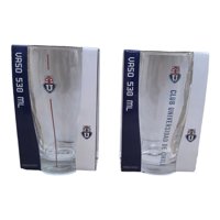 Genérico - Vaso Vidrio Individual Cervecero Equipo Futbol 530 Ml