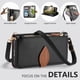 thumbnail image 5 of Funda tipo cartera FOXDOCK para Samsung Galaxy S26 Edge con ranuras para tarjetas, soporte y cremallera - Pulsera larga negro, 5 of 6