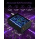 thumbnail image 5 of Cargador GaN Auorld de 100W, 3 puertos USB-C, paquete de 2, con cables, 5 of 7