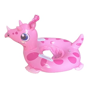 Bothyi - Anillos De Dinosaurio Flotadores De Piscina Para Niños Niñas Balsa De Agua De Playa Juguetes De Piscina Rosa