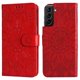 thumbnail image 1 of Funda tipo cartera FOXDOCK para Samsung Galaxy S21 Plus , diseño girasol en relieve, cuero PU, cierre magnético, soporte y tarjetero, 1 of 5