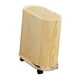thumbnail image 4 of Cubo De Basura Con Ruedas Extraíbles Para Baño, Sala De Estar, Lavandería, Madera, 4 of 5