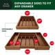 thumbnail image 2 of Organizador De Cajones De Cocina Luxury Bamboo, 2 of 9