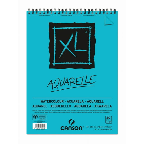 Croquera Acuarela Canson XL Aquarelle 300gr A3