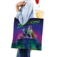 thumbnail image 4 of Night of the ZoopocalypseBolso de tela con estampado de lienzo para mujer, bolsa de compras reutilizable y estética, con cremallera interior, regalo para mujer, 35 × 40 cm., 4 of 6