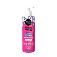 Salon Line - Crema Modeladora Cachos Dos Sonhos Fix Forte 500 Ml