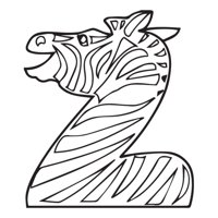 Rienda Libre Graphics - Decomural Z Is For Zebra Alphabet Nursery Ws-34433