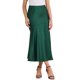 thumbnail image 1 of Falda Maxi de Satén para Mujer Otoño Cintura Alta Casual Fiesta Cóctel Boda Sirena Falda Larga L Verde, 1 of 6