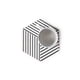 thumbnail image 2 of Set 2 Salvamanteles Cork Hexagonal Blanco Negro BVS, 2 of 3