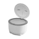 thumbnail image 5 of Bote de Basura para Arena de Gatos con Tapa, Bandeja de Arena para Gatos, Orinal para Gatitos, Bote de Basura para Perros, Cubo de Basura para Gatos P Blanco, 5 of 5