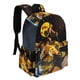 thumbnail image 2 of Bomberos-theme Backpack, Campus style schoolbag Bookbag with Adjustable Shoulder Straps And Large Zip Compartment, Unisex Travel Bags.42x30x15cm, 2 of 6