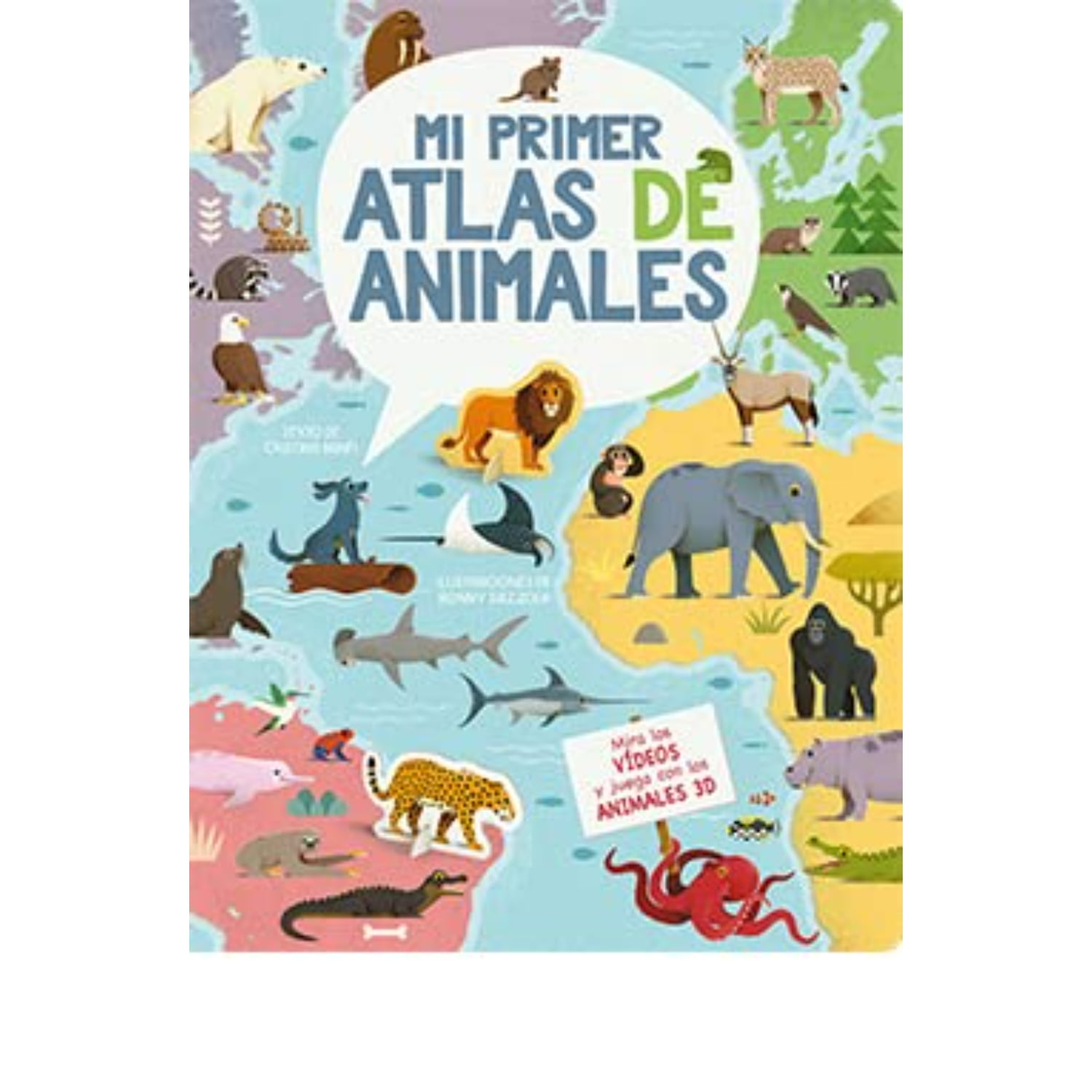 Ediciones Lu - Libro Mi Primer Atlas De Animales