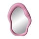 thumbnail image 1 of Espejo De Maquillaje Irregular Elegante Espejo De Escritorio Decorativo Para Mesa Escritorio Tocador Forma De Nube Rosa, 1 of 3