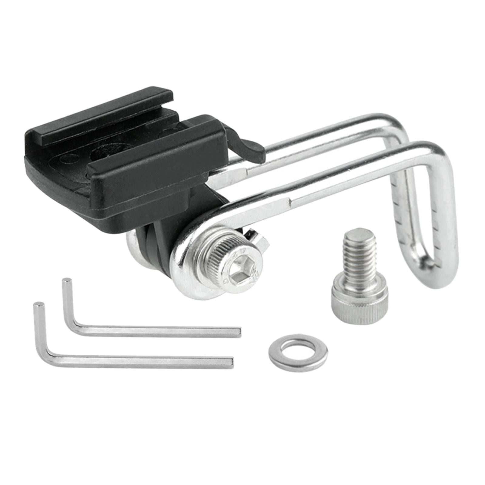 Magideal - Soporte De Faro De Bicicleta De Rotación, Soporte De Lámpara De Montaje De Horquilla, Piezas De Clip, Soporte De Luz Delantera, Soporte De Linterna De B03b10