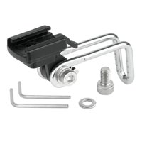 Magideal - Soporte De Faro De Bicicleta De Rotación, Soporte De Lámpara De Montaje De Horquilla, Piezas De Clip, Soporte De Luz Delantera, Soporte De Linterna De B03B10