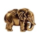thumbnail image 1 of Estatuillas De Estatuas De Elefante Mini Estatua De Elefante De Latón Para La Riqueza De La Decoración Del Escritorio Del Hogar, 1 of 5