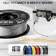 thumbnail image 2 of Filamento para impresora 3D Creality PETG 1.75 mm 2 kg negro+gris, 2 of 6