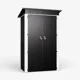 thumbnail image 3 of Bodega exterior techo simple 120x90 1.08 M2 - Black SS-03, 3 of 3
