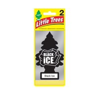 Ambientadores Little Trees Black Ice, Paquete De 2