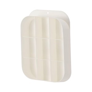 Magideal - Organizador De Armario Colgante, Ahorro De Espacio, 9 Rejillas, Portátil, Caja De Almacenamiento Para Corbatas De , Blanco