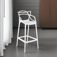 Sm Chile - Sillas Y Muebles - Taburete Bar Sorrento Color Blanco