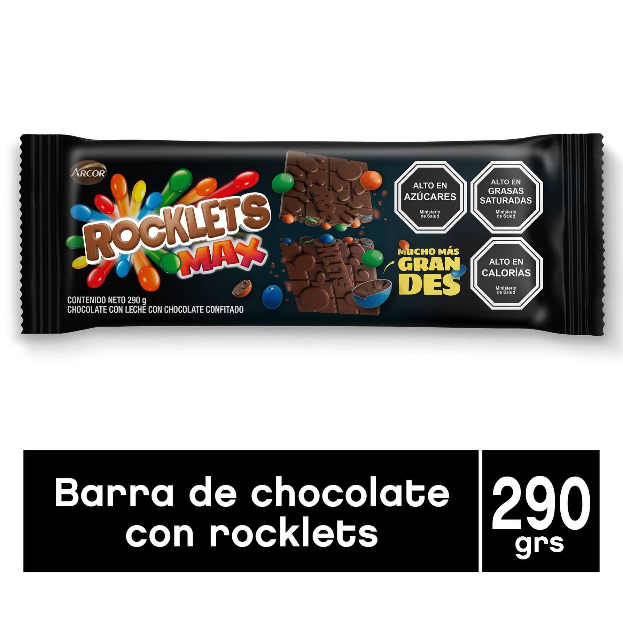 Chocolate Rocklets Max 290 g Arcor