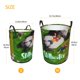 thumbnail image 5 of Stillwater Cesta de lavandería de gran capacidad redonda con asa, bolsa para ropa sucia plegable, almacenamiento para dormitorio, baño y lavadero 44x35 cm, 5 of 6