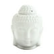 thumbnail image 1 of Estatua Creativa De La Cabeza De Buda Quemador De Aceite Esencial Candelita Difusor De Vela Blanco, 1 of 3