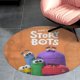 thumbnail image 4 of StoryBots Alfombra Redonda de Felpa Coral, Antideslizante, No Desprende Pelusas, Lavable y Duradera para Salón, Dormitorio y Habitación de Niños 60cm, 4 of 6