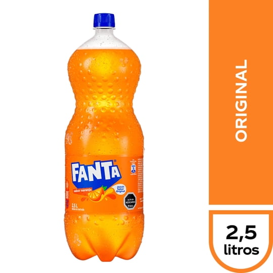Bebida Naranja Botella 2,5 L Fanta