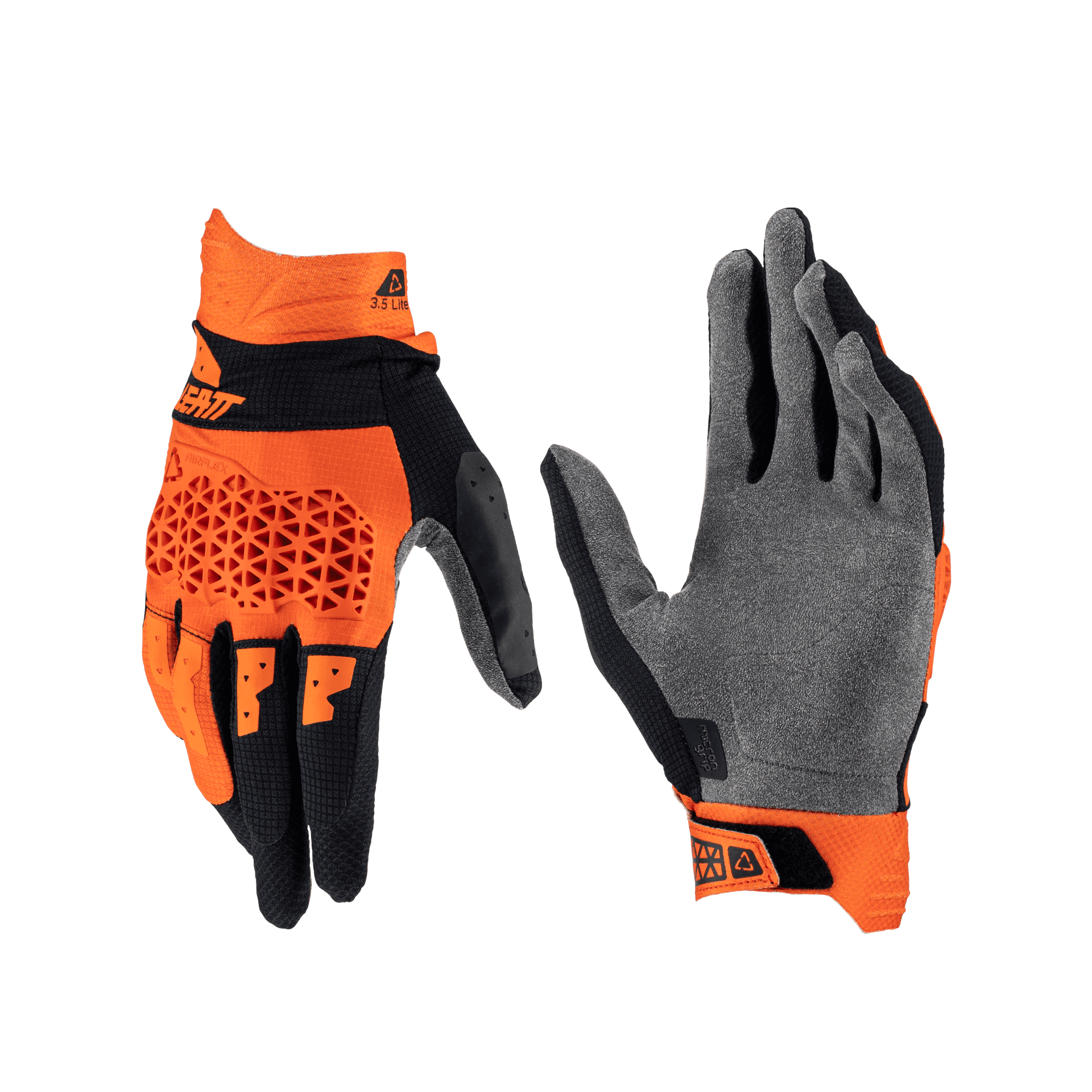 Guantes Leatt Bicicleta Y Moto Lite 3.5 Naranjo Xl Us11