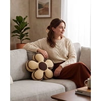 Todo Para El Hogar - Set De 4 Cojines De Flor Extra Suave 50Cm Máximo Confort Y Estilo