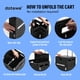 thumbnail image 5 of Carrito Utilitario Plegable Caja Rodante Portátil Negra, 5 of 9