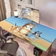thumbnail image 5 of Bluey alfombrilla de escritorio/mesa extra-grande con base antideslizante de cuero y diseño temático; versátil para escritorios de ordenador, mesas de comedor, etc.60*110cm, 5 of 6