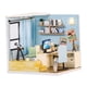 thumbnail image 1 of Casa De Mu?ecas En Miniatura DIY A Escala 1/24 Con Accesorio De Muebles Teen Dream Con Cubierta Antipolvo, 1 of 5