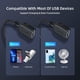 thumbnail image 2 of Cable divisor USB 2.0 A macho a 2 puertos USB hembra dobles, conector Y, 2 of 7