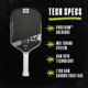 thumbnail image 5 of Pala de Pickleball Selkirk Sport Dauntless Gris Tormenta, 5 of 6