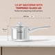 thumbnail image 2 of Cazo Sunhouse de acero inoxidable de 1.5 L con tapa, libre de PFOA, 2 of 9