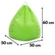 thumbnail image 3 of Pouf Pera Verde Eco Cuero 60x50x50 cm, 3 of 3