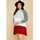 thumbnail image 4 of Vestido De Talla Grande Con Vuelo Capas Y Estampado Animal Y Lunares En Contraste, 4 of 5