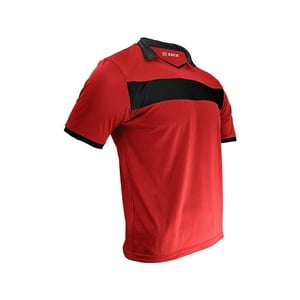 Snix - Polera De Futbol Infantil Zid Rojo Franja Negra Talla 8