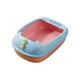 thumbnail image 3 of Bandeja De Arena Para Mascotas, Orinal, Jaula Para Inodoro, Caja De Arena Para Gatos Con Tapa Abierta Para Hámsteres, Gatito, Base Rosa, 42x28x16cm, 3 of 5