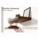 thumbnail image 3 of Repisa Flotante Minimalista Madera Caoba 40cm, 3 of 5