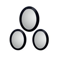 Vgo - Set De 3 Espejos Ovalados 64.3X31.5X2.3