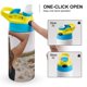 thumbnail image 4 of Abby Botella de Agua con Tapa Pop Top de Un Toque, Acero Inoxidable, a Prueba de Fugas, para Deportes, Botella Infantil azul 12 oz, 4 of 6