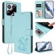 thumbnail image 2 of Funda Volteable con Diseño de Gato para Xiaomi 15T, Verde Claro, 2 of 6