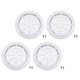 thumbnail image 5 of 4pcs cubierta de reemplazo principal drenaje piscina accessary con tornillos blanco, 5 of 5